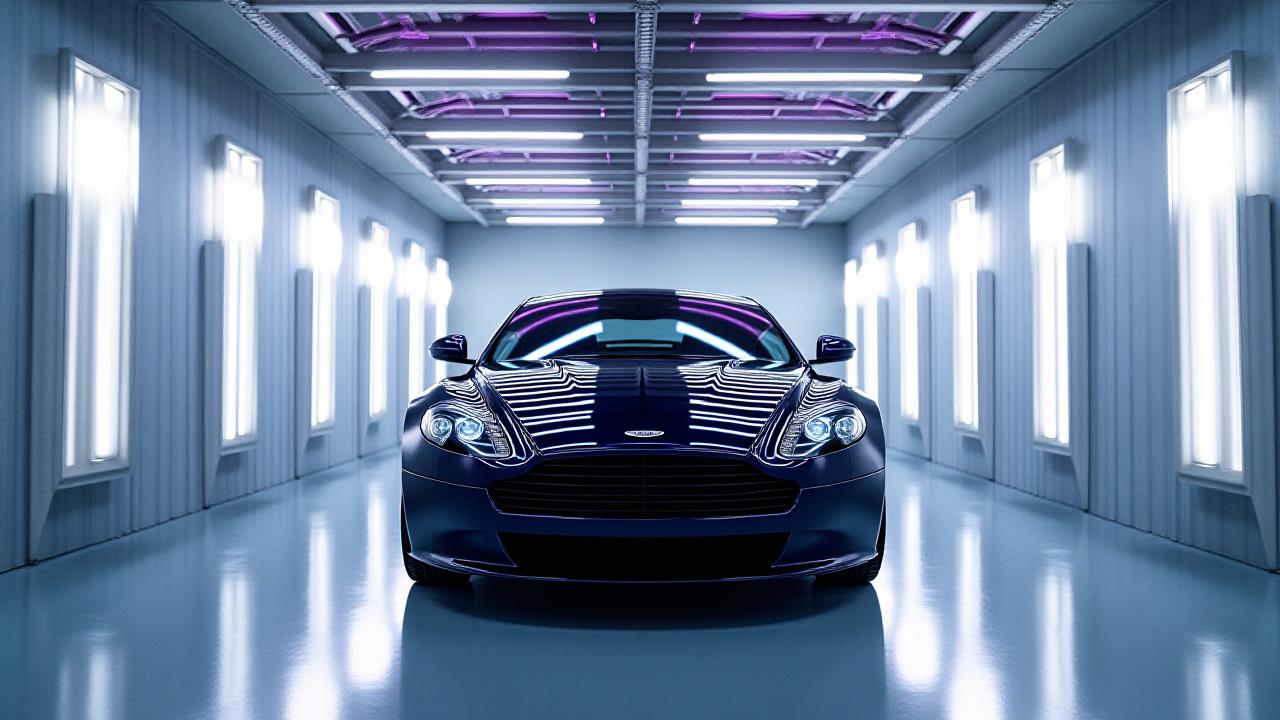 Area detailing con illuminazione specifica per il controllo dei difetti